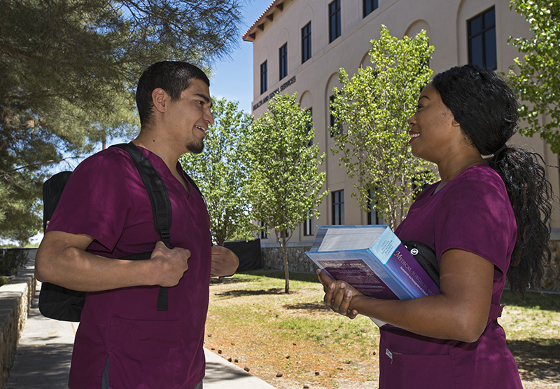 Two Students Talking